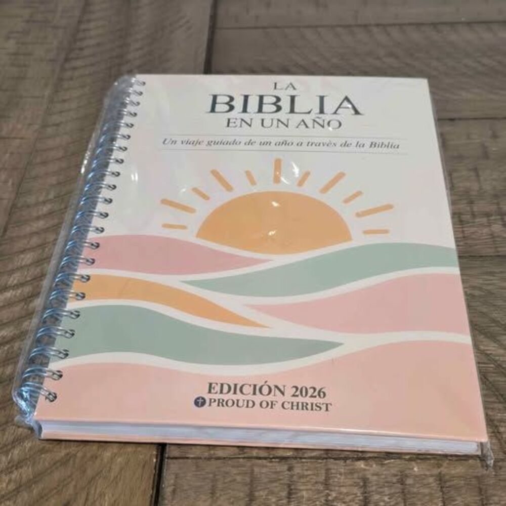 La Biblia en un Año Edición 2026 Proud of Christ Spanish Bible Reading Guide NEW